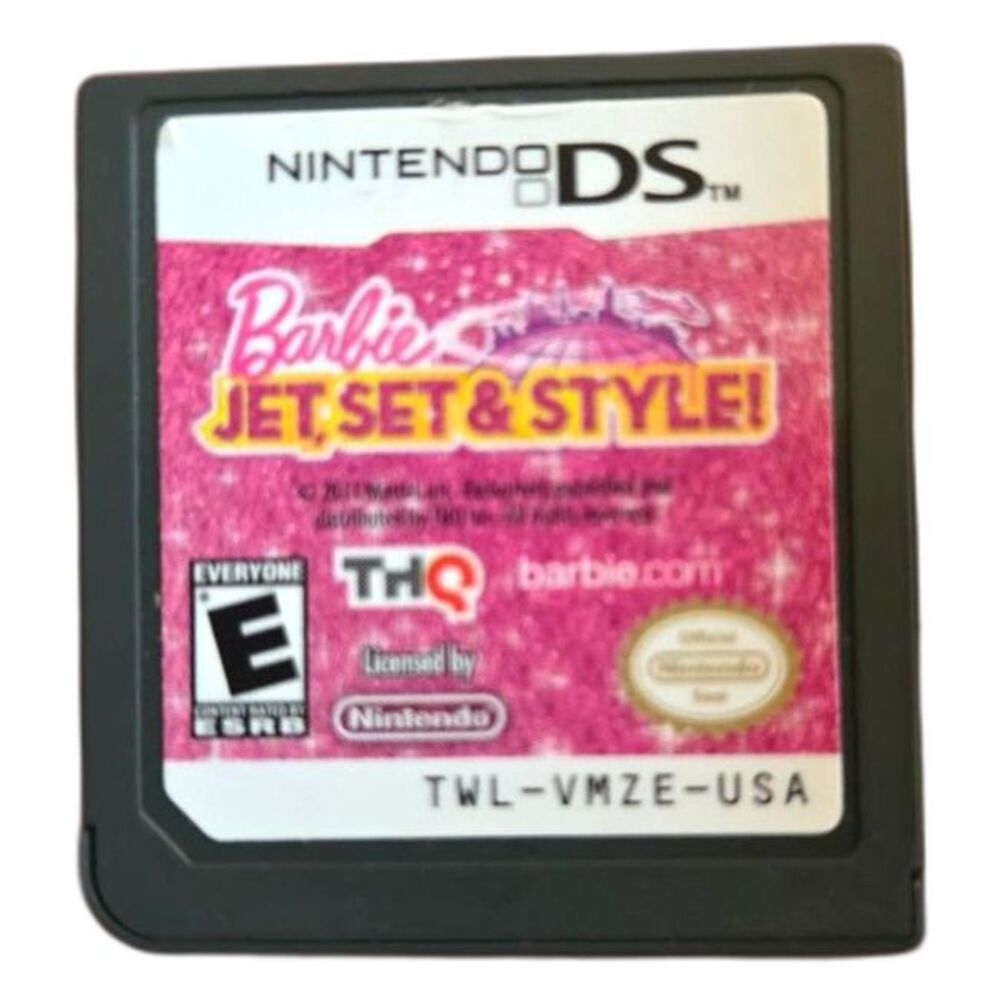 Barbie: Jet, Set & Style! Nintendo DS 3DS (Cartridge Only) Tested